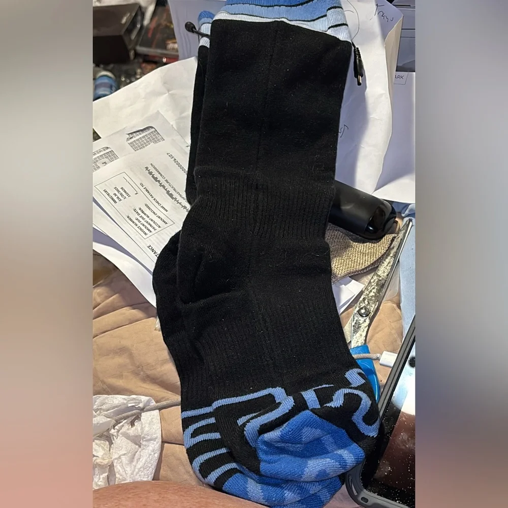 New Heated Socks for Men Women with APP Remote Control, 7.4V..